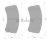 BOSCH 0 986 AB2 296 Brake Pad Set, disc brake